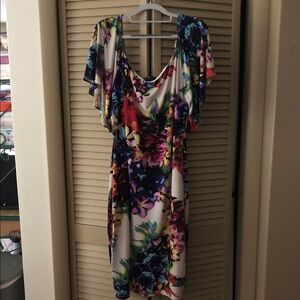 Fashion to Figure Vibrant Floral Midi Dress